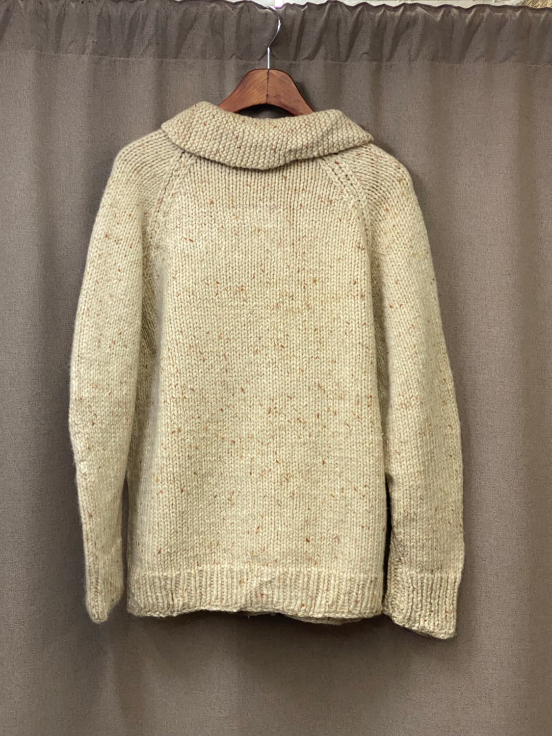 빈티지 헤비 니트 집업 상품이미지3