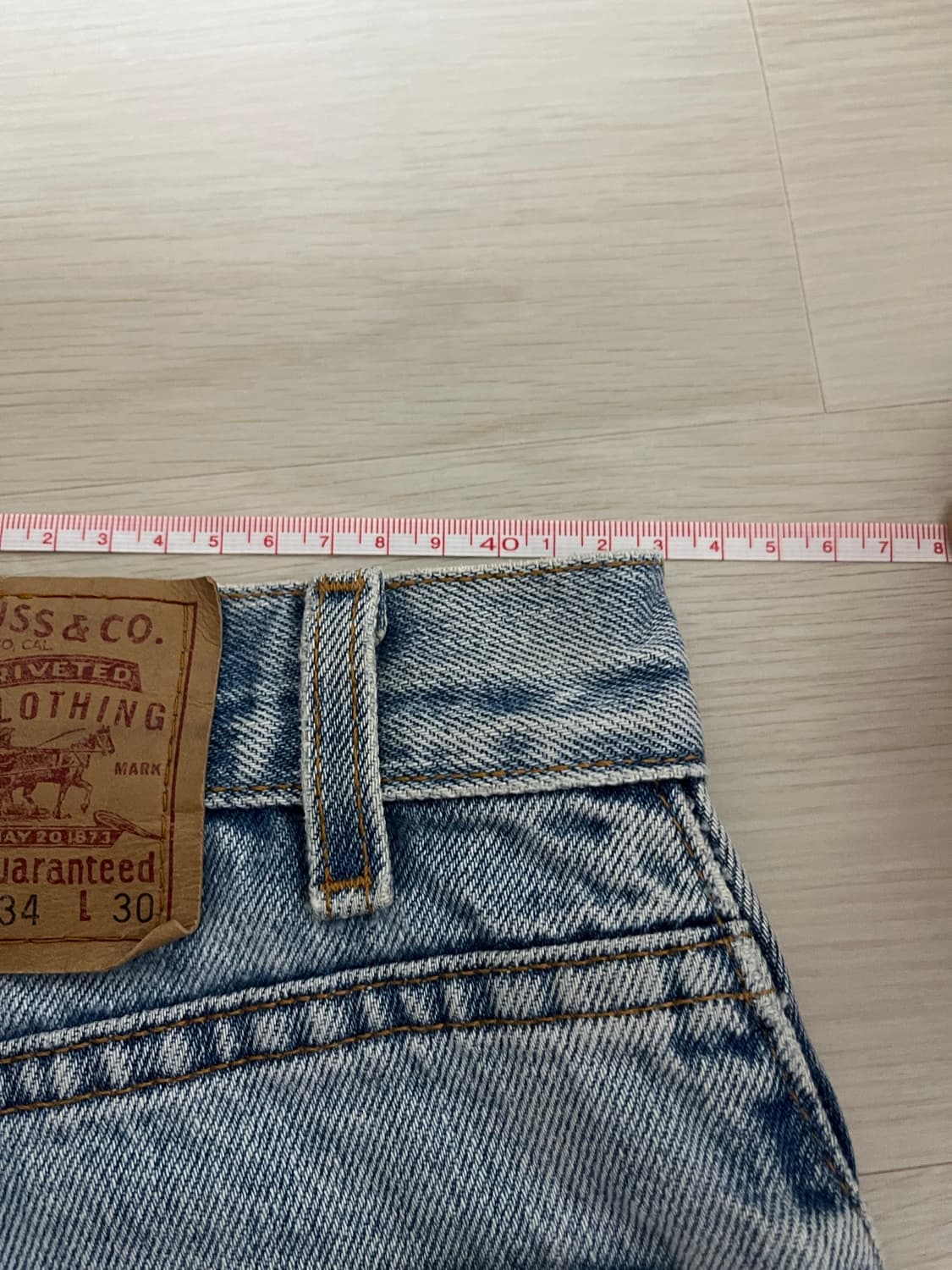 90s 리바이스 505 연청 made in usa 상품이미지6