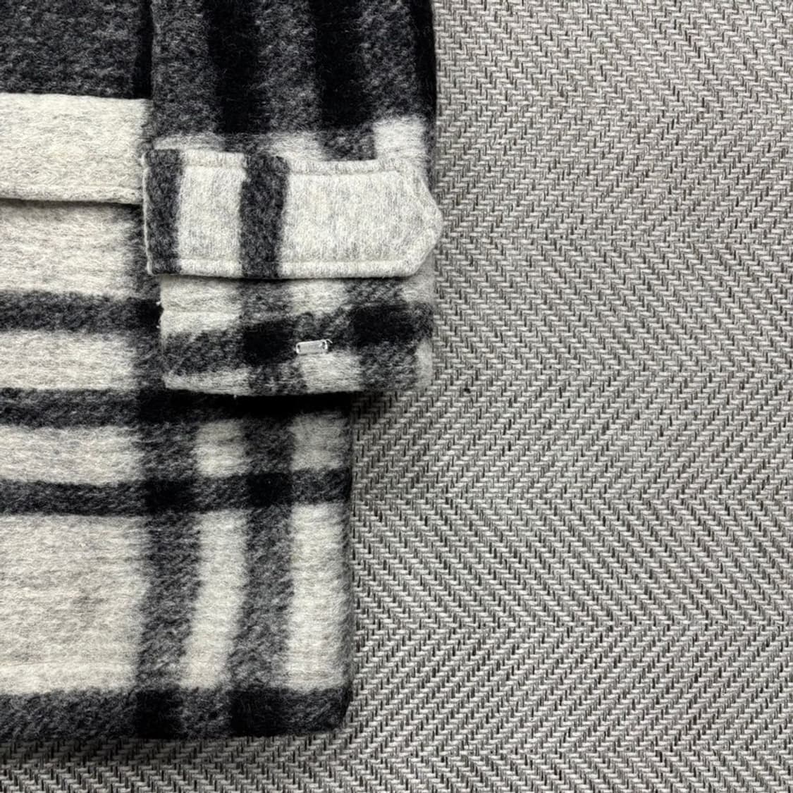 타미힐피거 체크후드 더플코트 v0254 상품이미지3