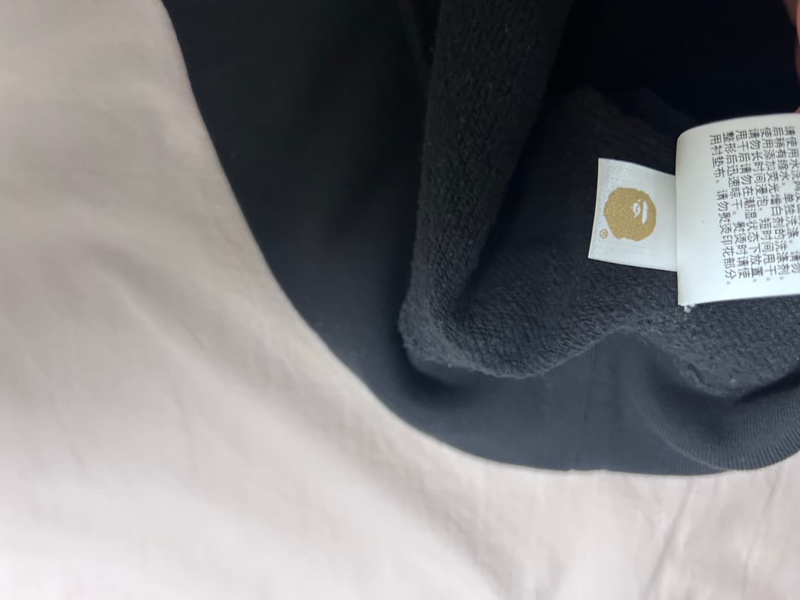 [BAPE] 베이프 블랙 후드티 XL 상품이미지8