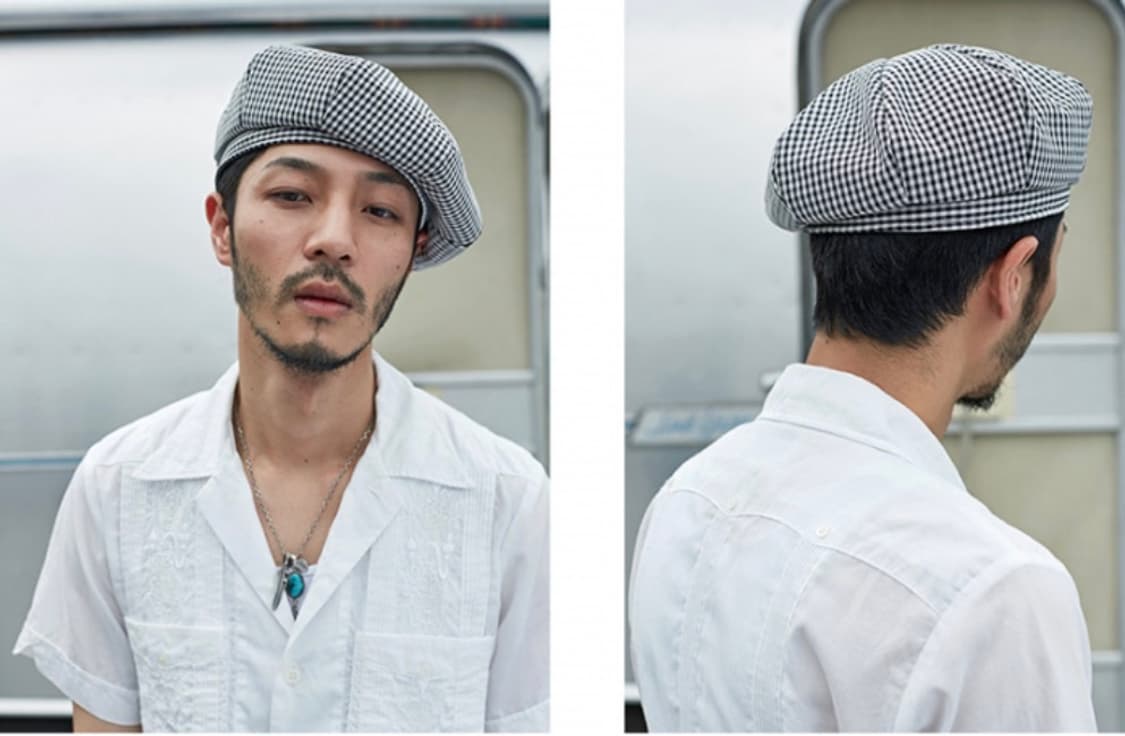 MILLIONAIRE HATS & CO 밀리어네어 햇/깅엄체크 베레모 상품이미지2