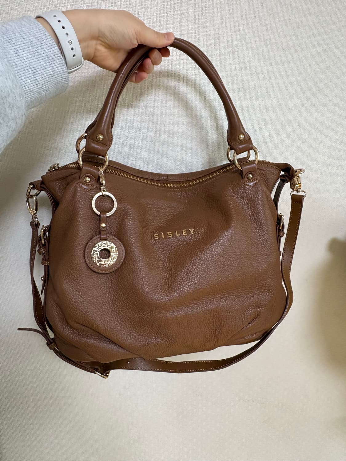 시슬리 리얼레더 토트백 상품이미지1