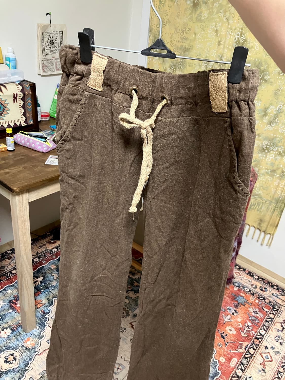 개쩌는 히피 세미부츠컷 로우라이즈 팬츠 상품이미지1