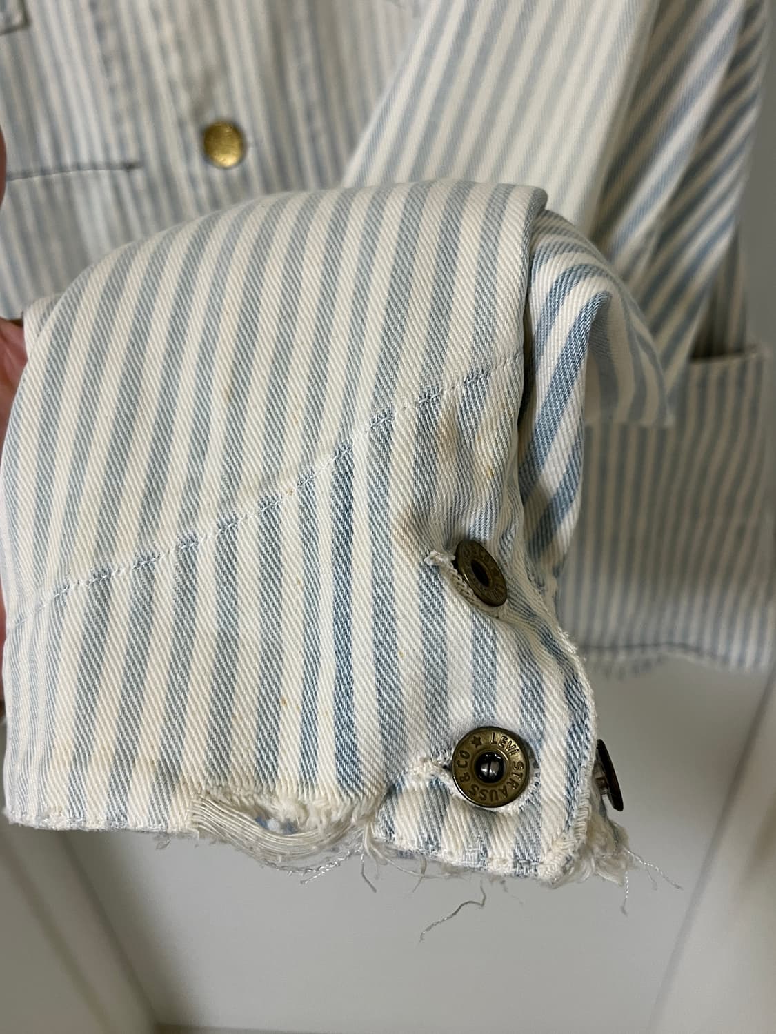 리바이스빈티지클로딩 LVC1917 Sun Worn 히코리 색코트 L 상품이미지6