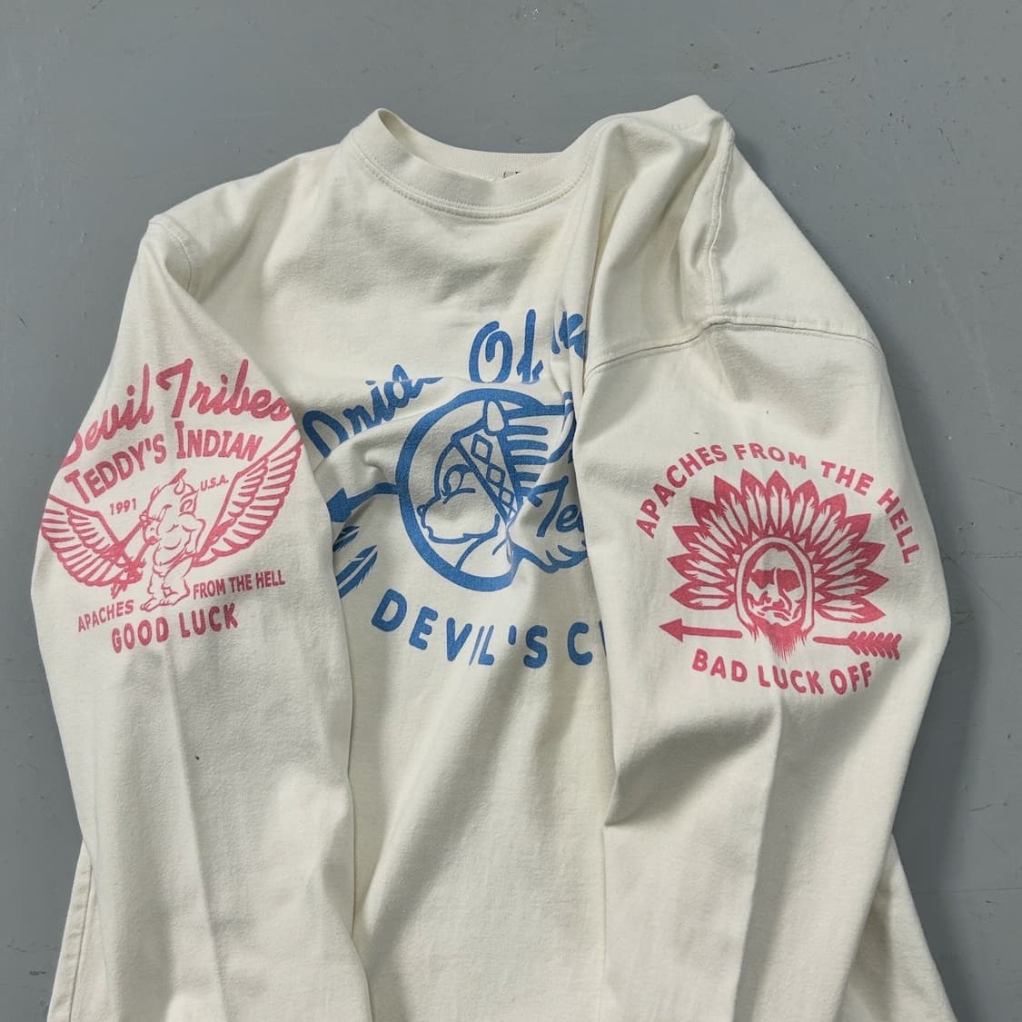 테드컴퍼니 인디안 프린팅 롱슬리브  상품이미지1