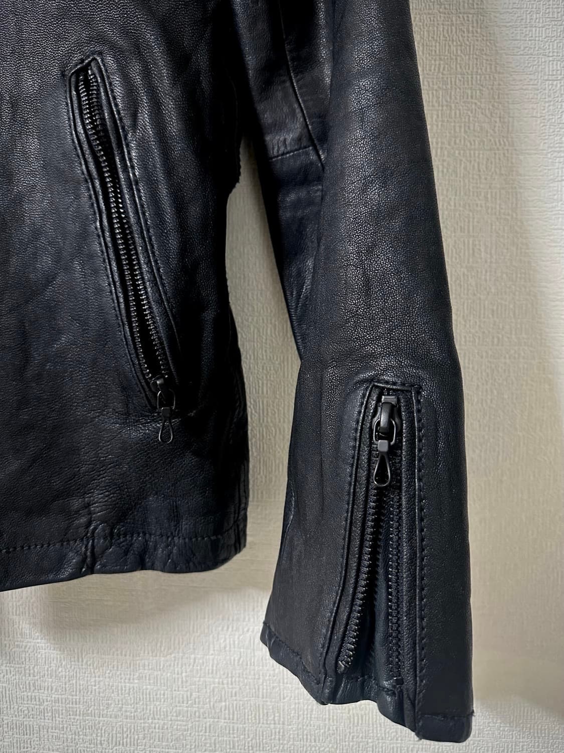artisanal goatskin leather jacket 상품이미지4