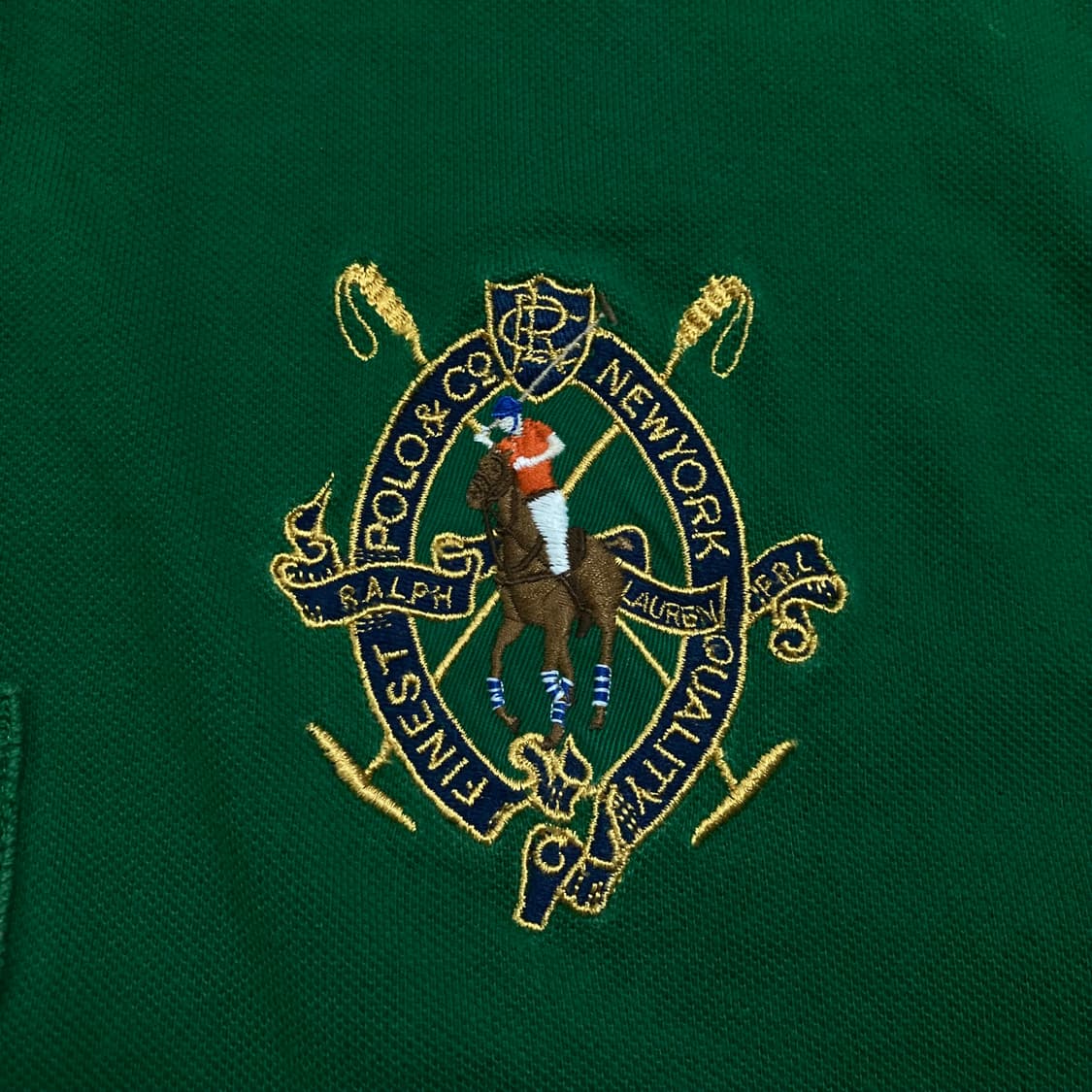 폴로 랄프로렌 빅포니 그린 카라 반팔티 상품이미지2