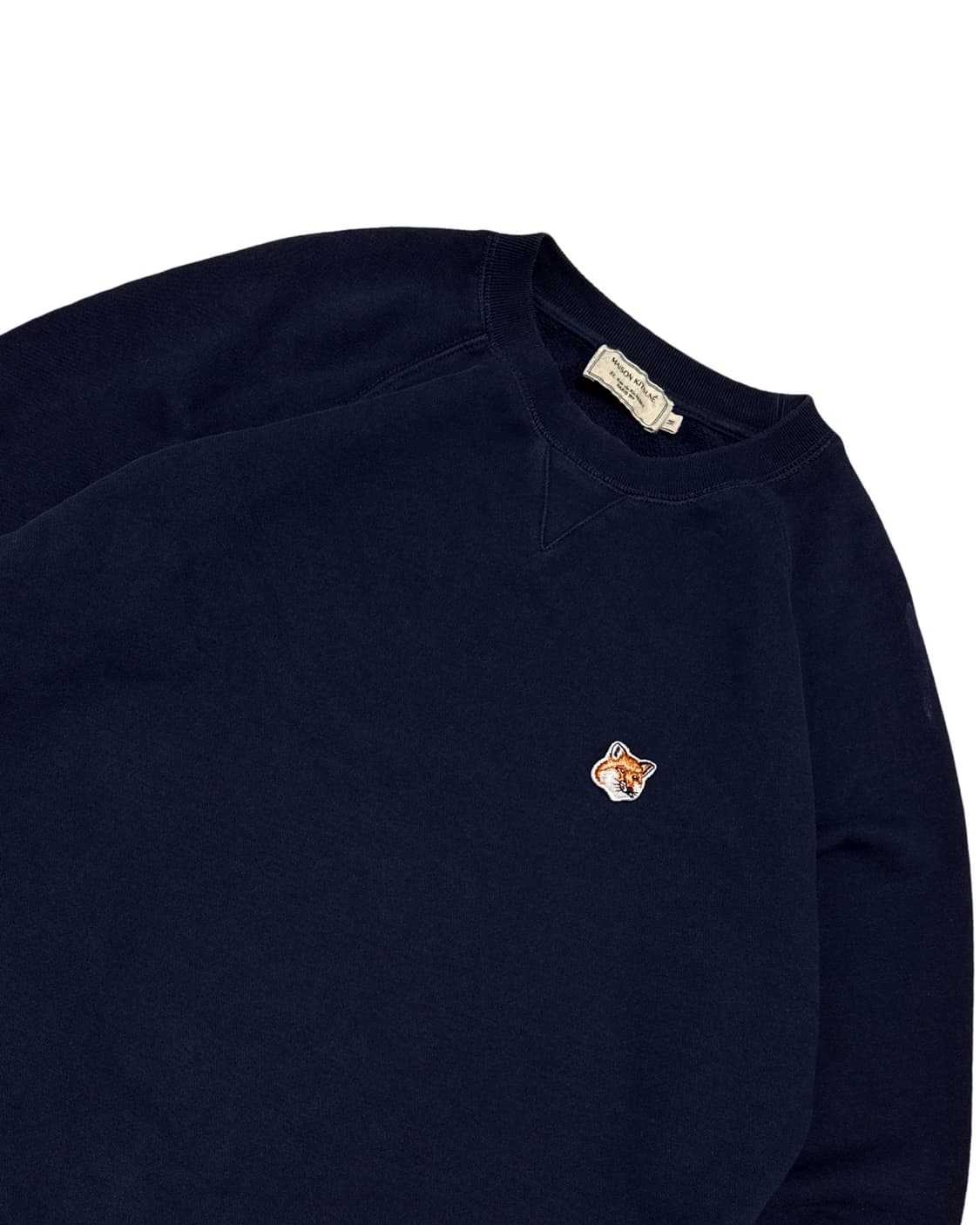 메종키츠네 폭스헤드 네이비 맨투맨 상품이미지3