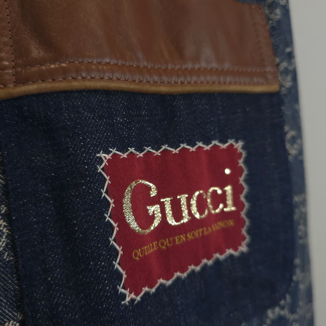 [정품/중고] 구찌 데님 자켓 상품이미지3