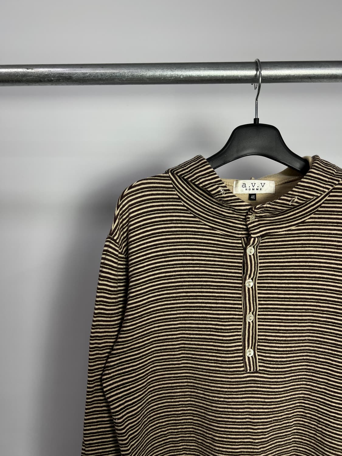 A.V.V HOMME 스트라이프 후드티 상품이미지2