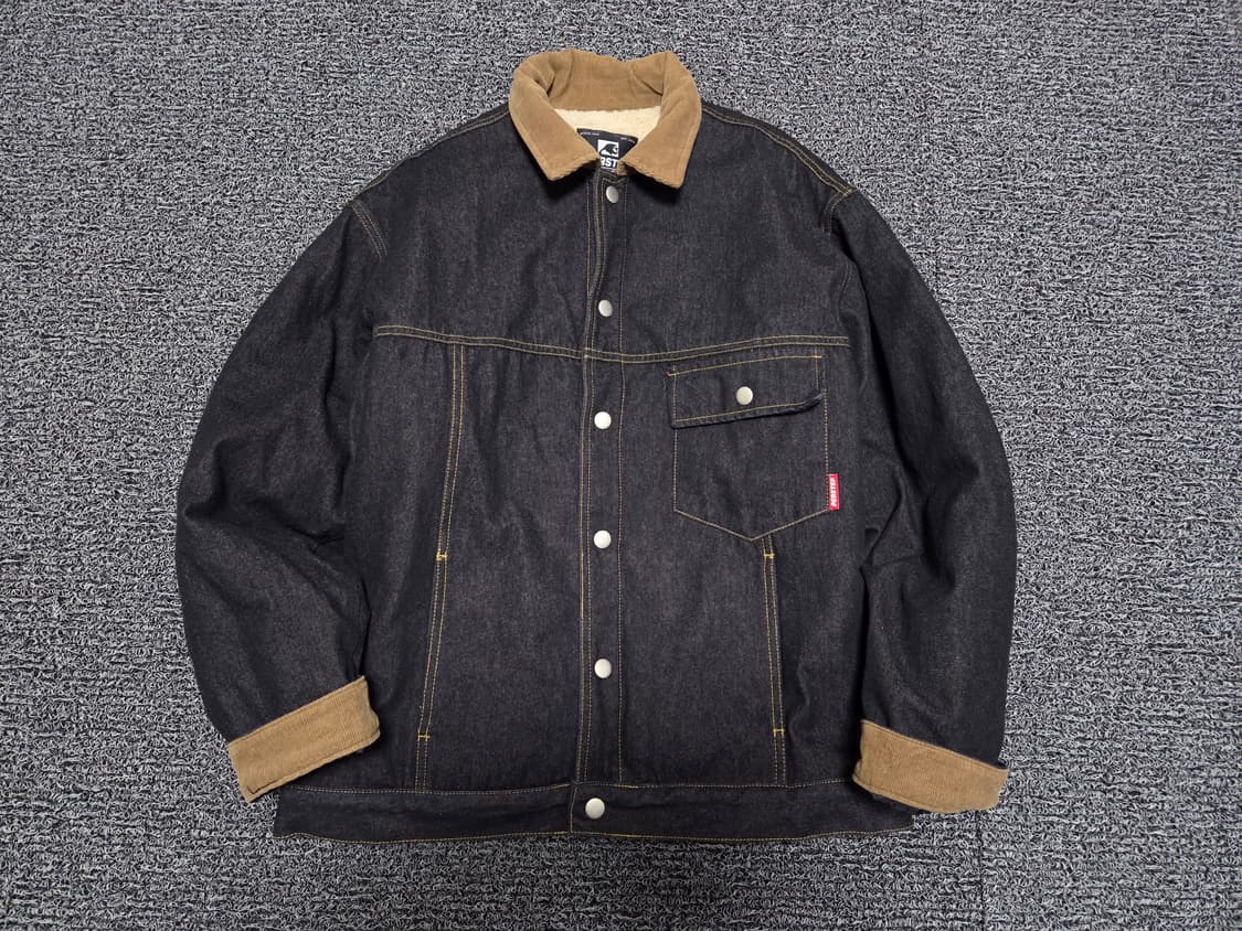 무신사 PERSTEP퍼스텝 양털 데님자켓/2XL 상품이미지1