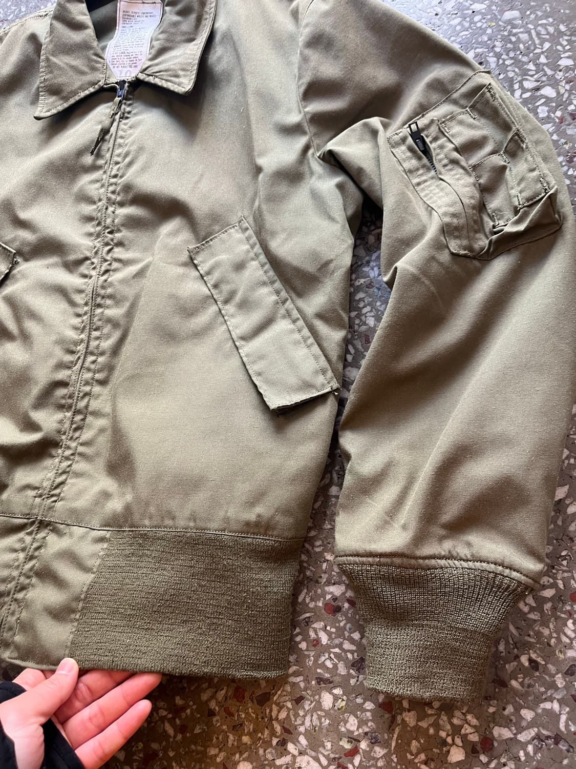 80‘s 미군 헬리콥터 크루자켓 상품이미지4