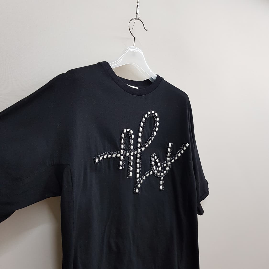 래트바이티 2021 큐빅 레터링 반팔 티셔츠 88-98-165사이즈 상품이미지3