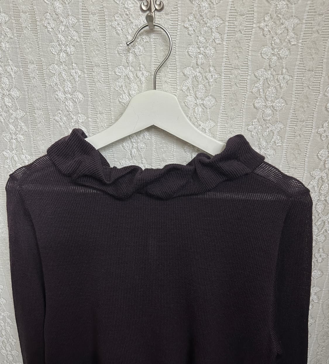 gipsy blue 러플 가디건 상품이미지5