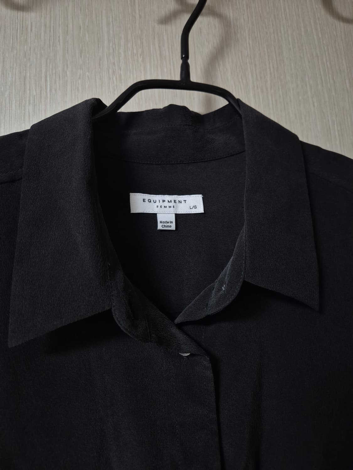 이큅먼트 실크 셔츠 실크 블라우스  라지  상품이미지5