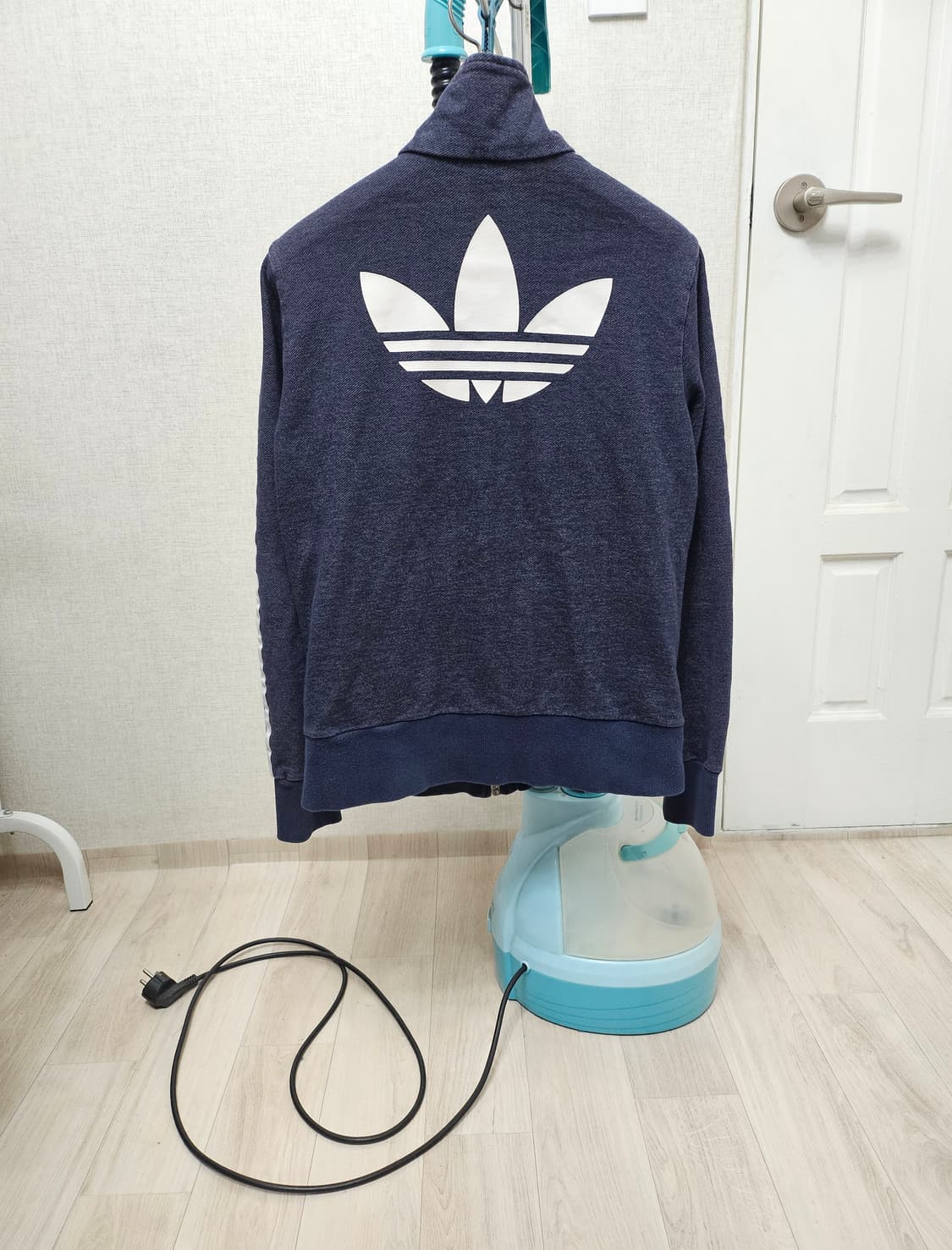 (95~100) ☆초대장급☆ 아디다스 파이어버드 데님 백로고 트랙탑져지 상품이미지6