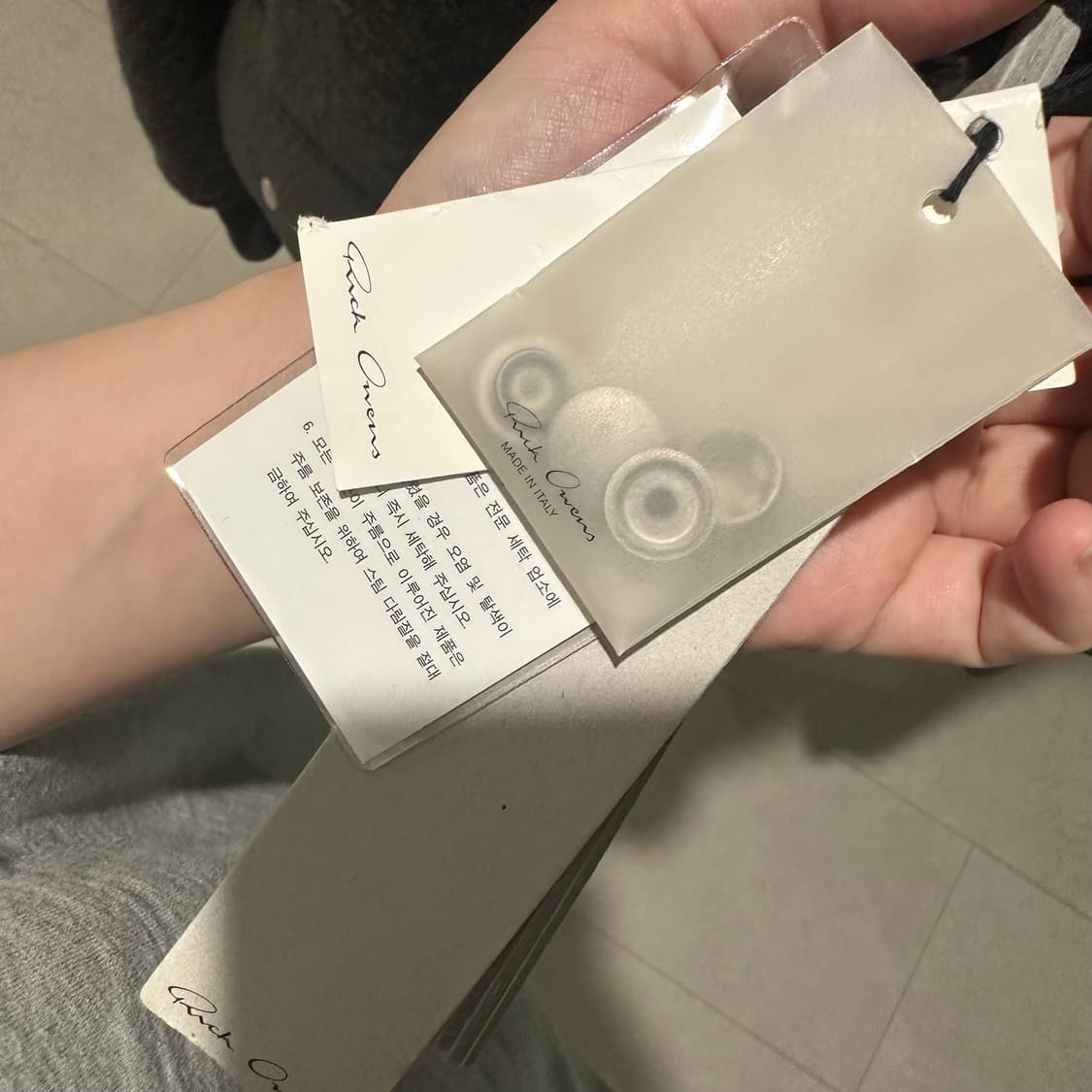 릭오웬스 메가파카 코트 새제품 상품이미지4