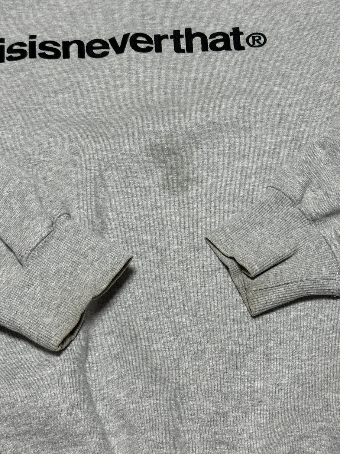 디스이즈네버댓 T-Logo 맨투맨 그레이 상품이미지4