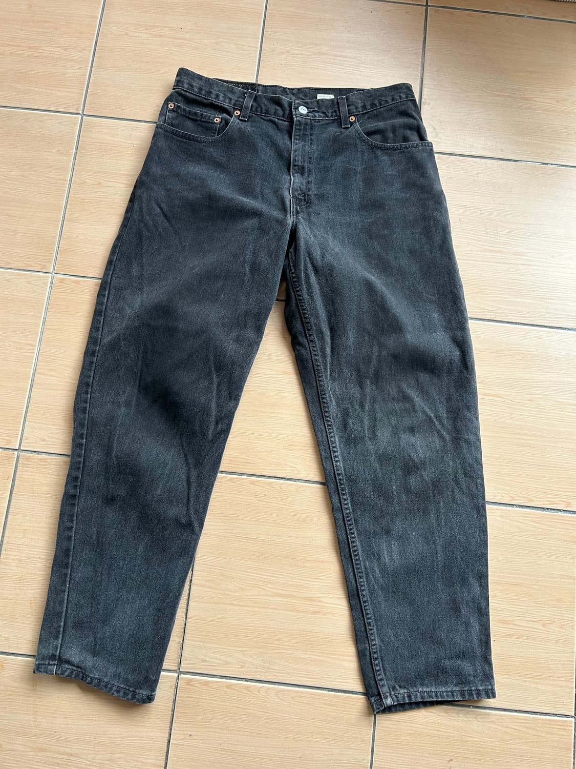 00‘s 리바이스 560 블랙 배기진 34in 상품이미지3