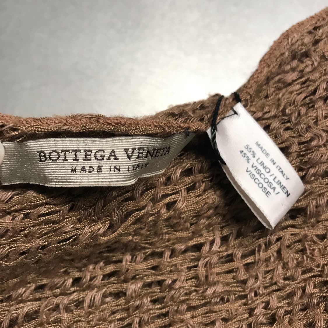 보테가베네타 린넨 혼방 머플러 상품이미지4