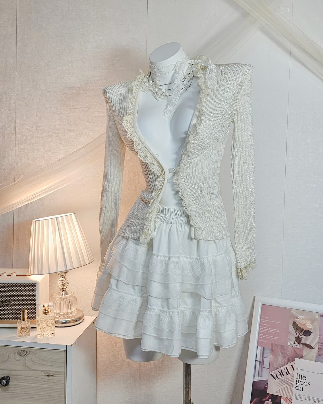 Blue fairy mori look style set 상품이미지4