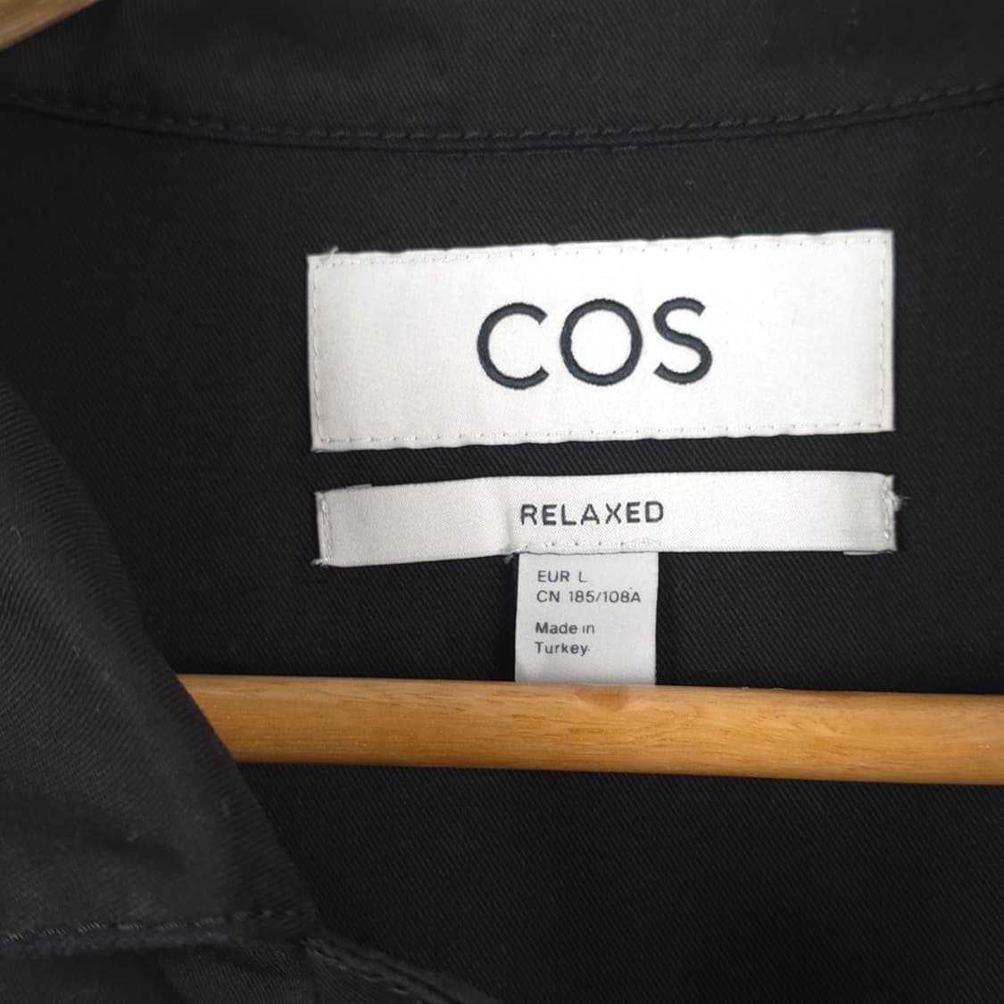코스 릴렉스드 핏 리오셀 셔츠 블랙 (L) 상품이미지4