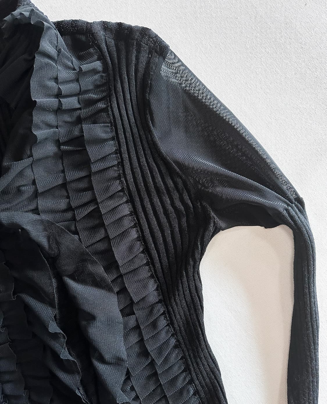 HIROKO BIS pleated ruffle cardigan 상품이미지7
