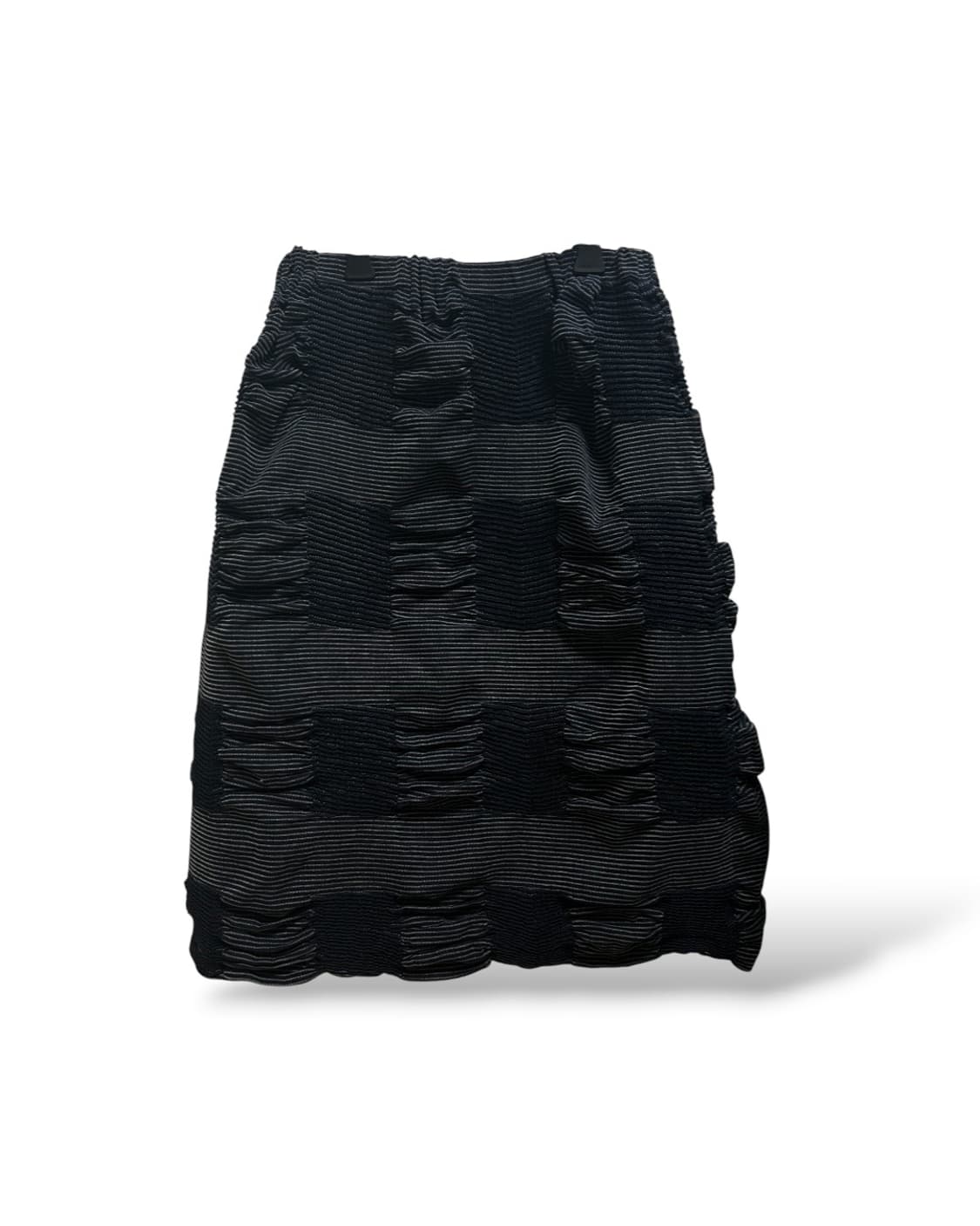 rare) 90 issey miyake 이세이미야케 체크 셔링 스커트 상품이미지1