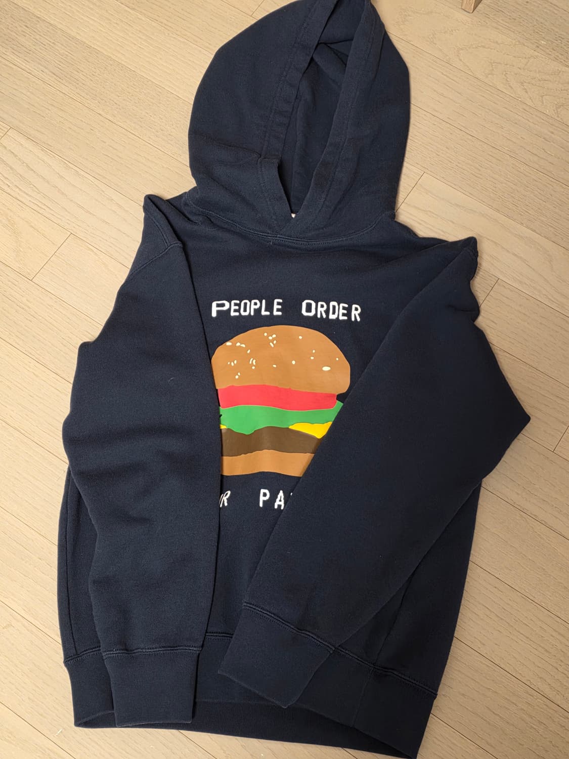 유니클로 스폰지밥 후드티 - 160 상품이미지2