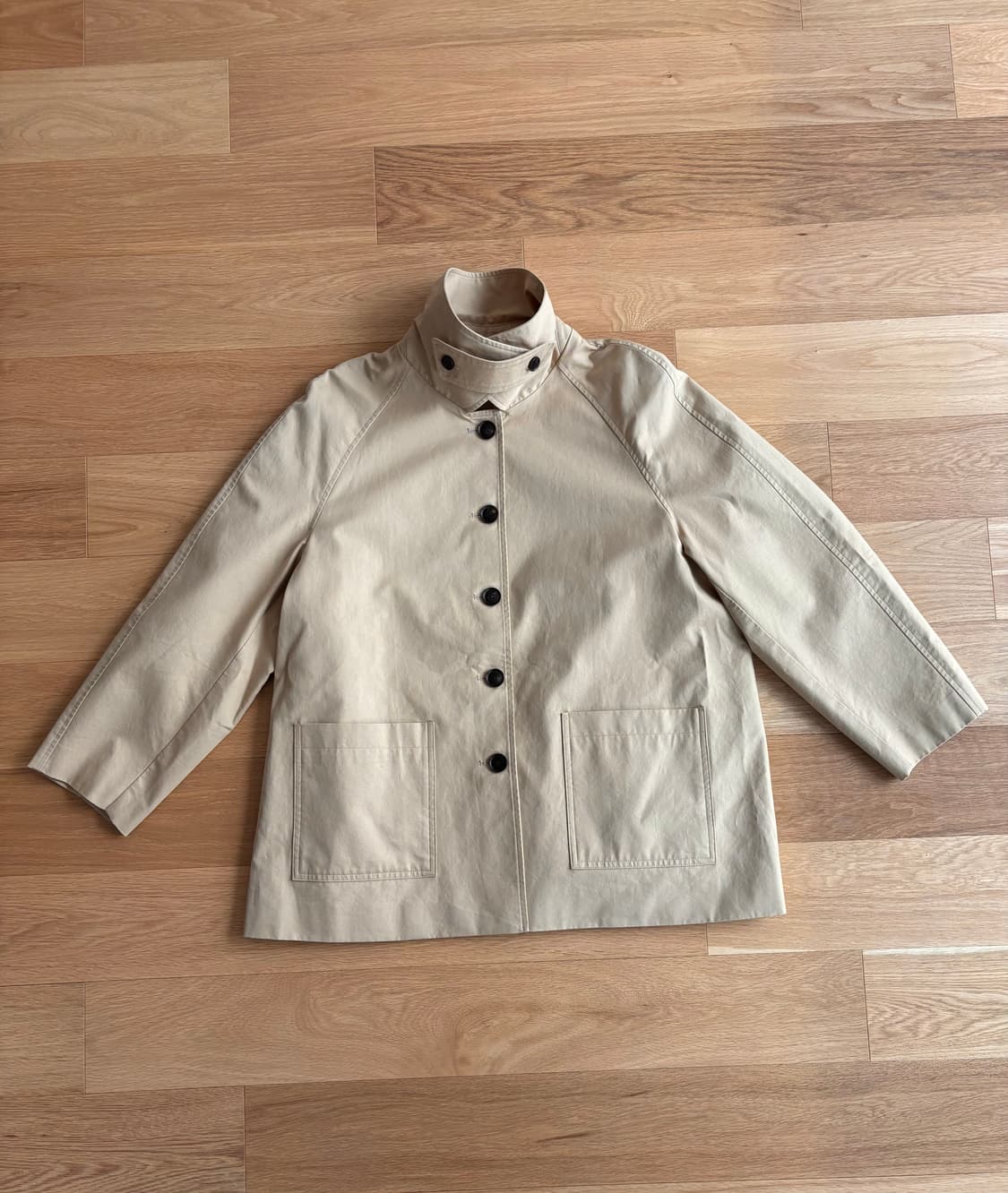 유라고 하프 트렌치코트 S 상품이미지4