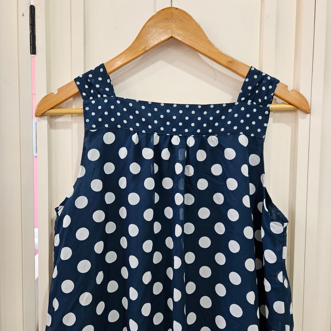 도트 쉬폰 원피스 상품이미지5