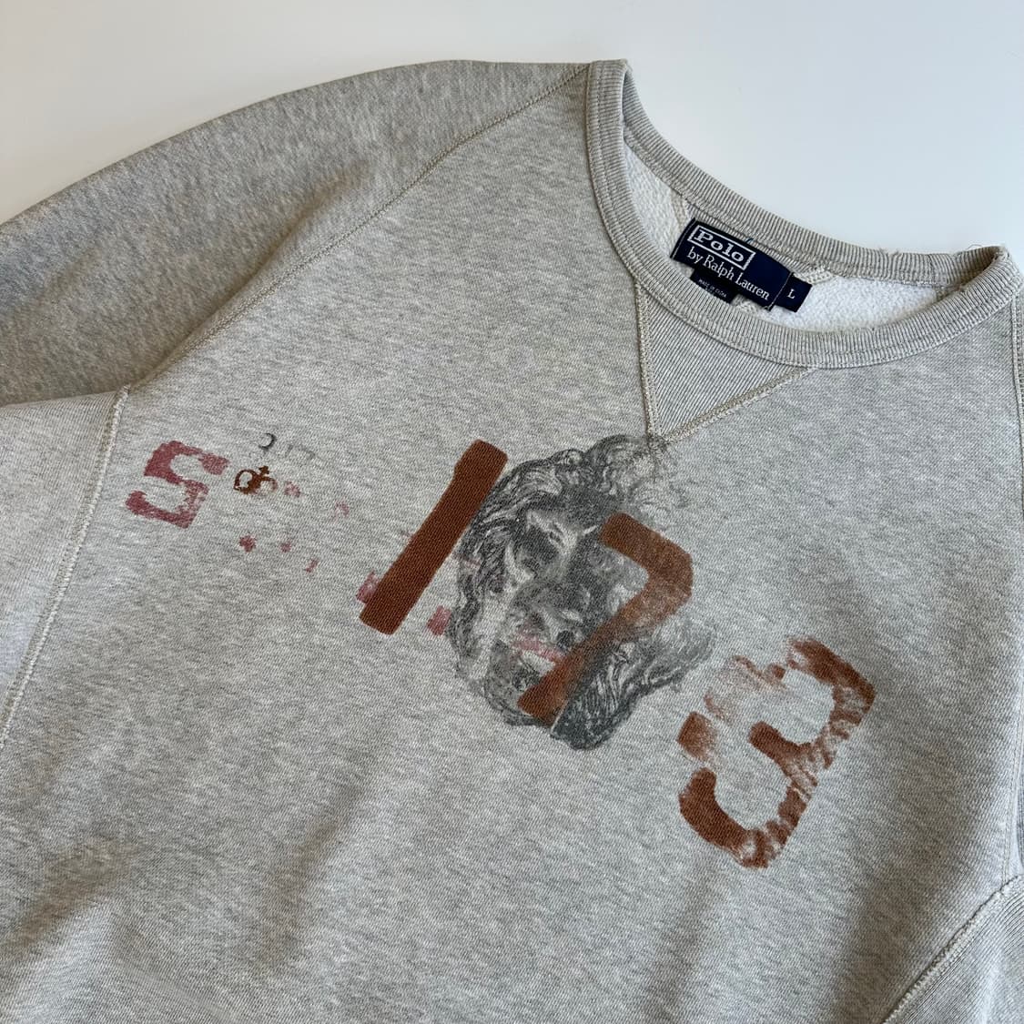 폴로 랄프로렌 90‘s 호모사피엔스 스웻 맨투맨 상품이미지3