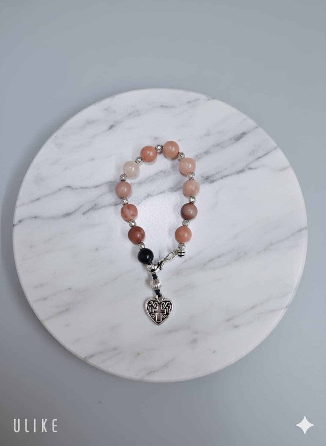 💎 핸드메이드 천연 원석 묵주 키링 상품이미지4