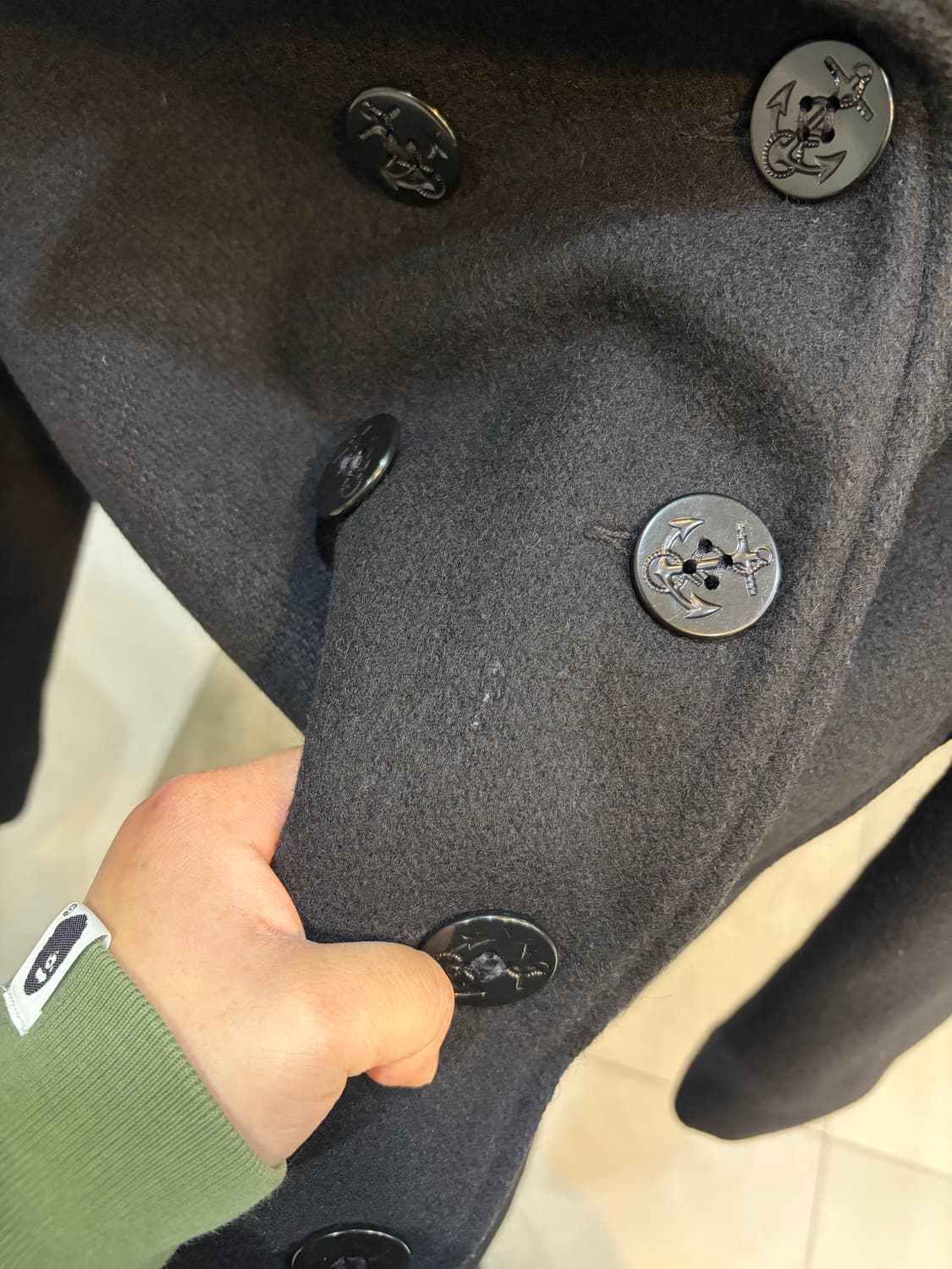 쇼트 헤비울 피코트 상품이미지9