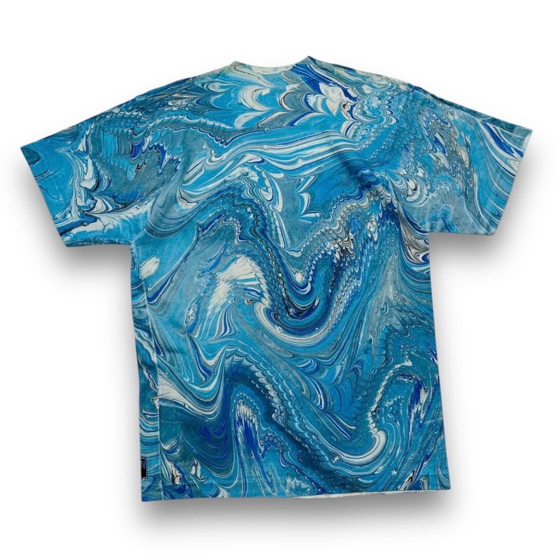 ROBIN Boston 90s 아쿠아 블루 컬러 빈티지 티셔츠 상품이미지3