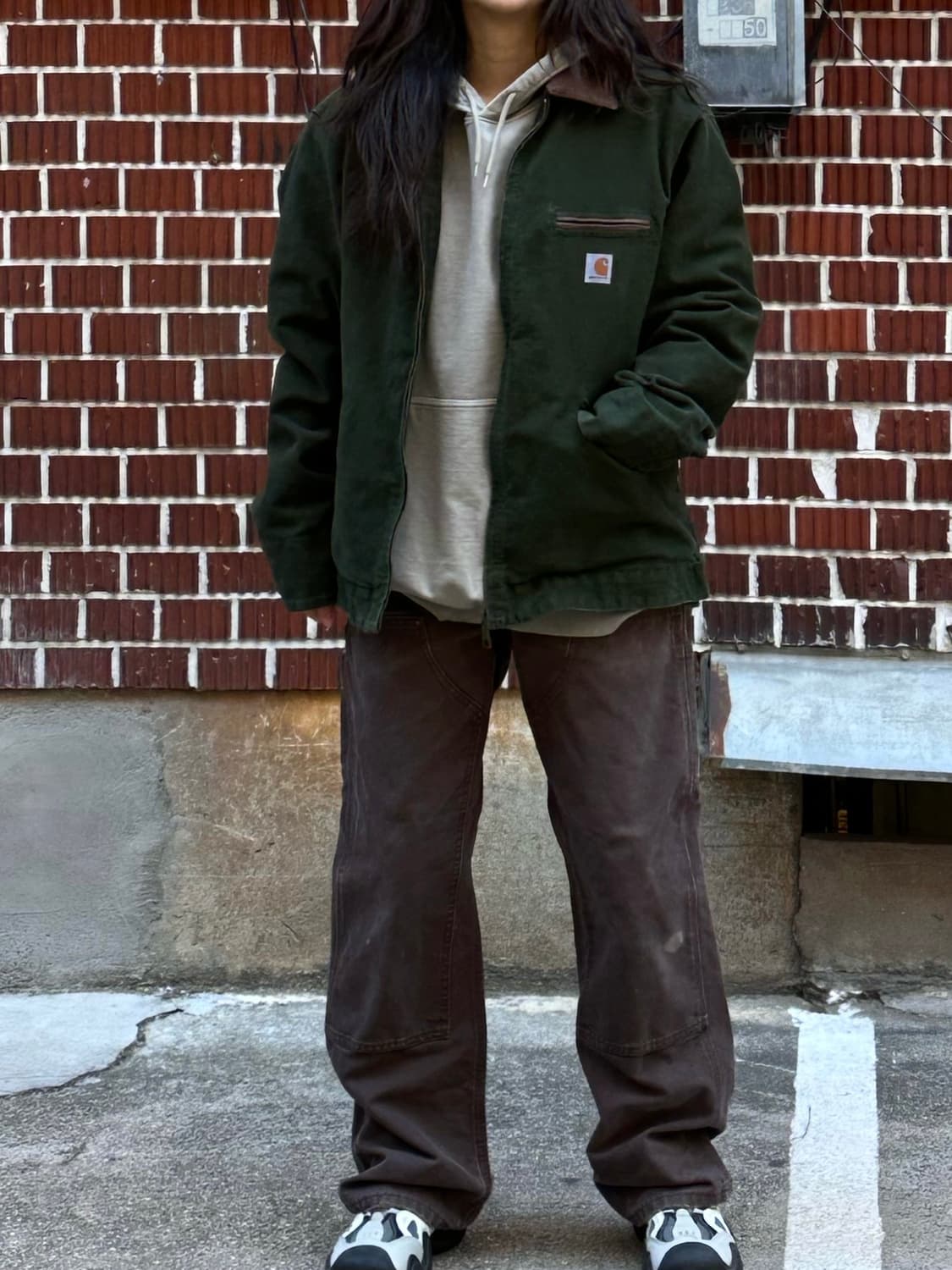 칼하트 디트로이트 자켓 칼하트 후드집업 칼하트 카펜터 코디 상품이미지3