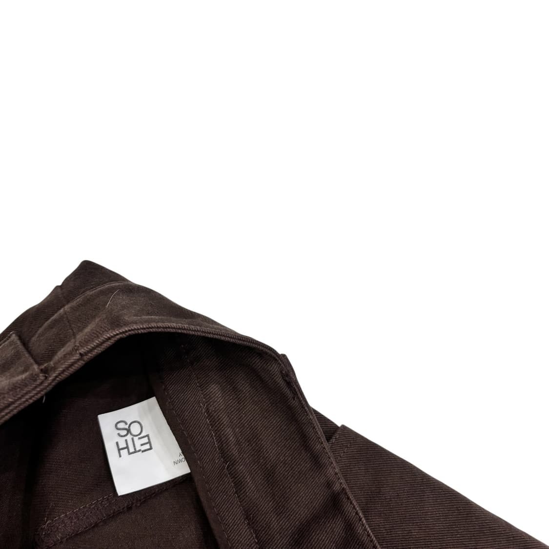 에토스 브라운 절개 와이드 팬츠 상품이미지4