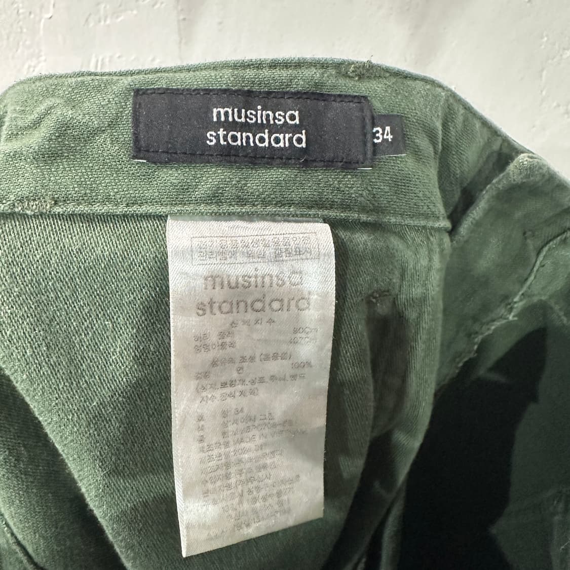 무신사스탠다드 퍼티그 팬츠 34 상품이미지3