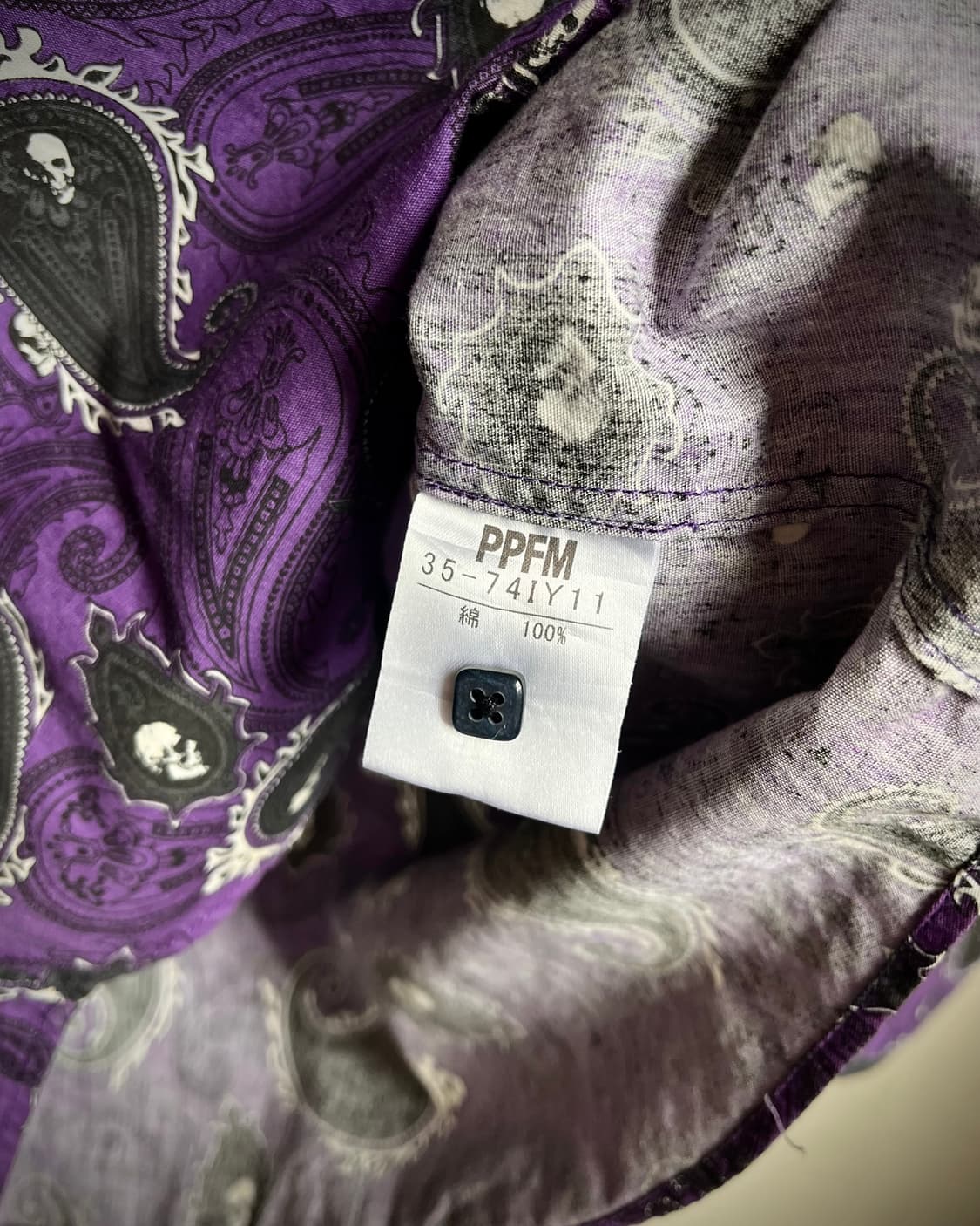 PPFM Archive Skull Paisley Graphic Shirt 상품이미지8