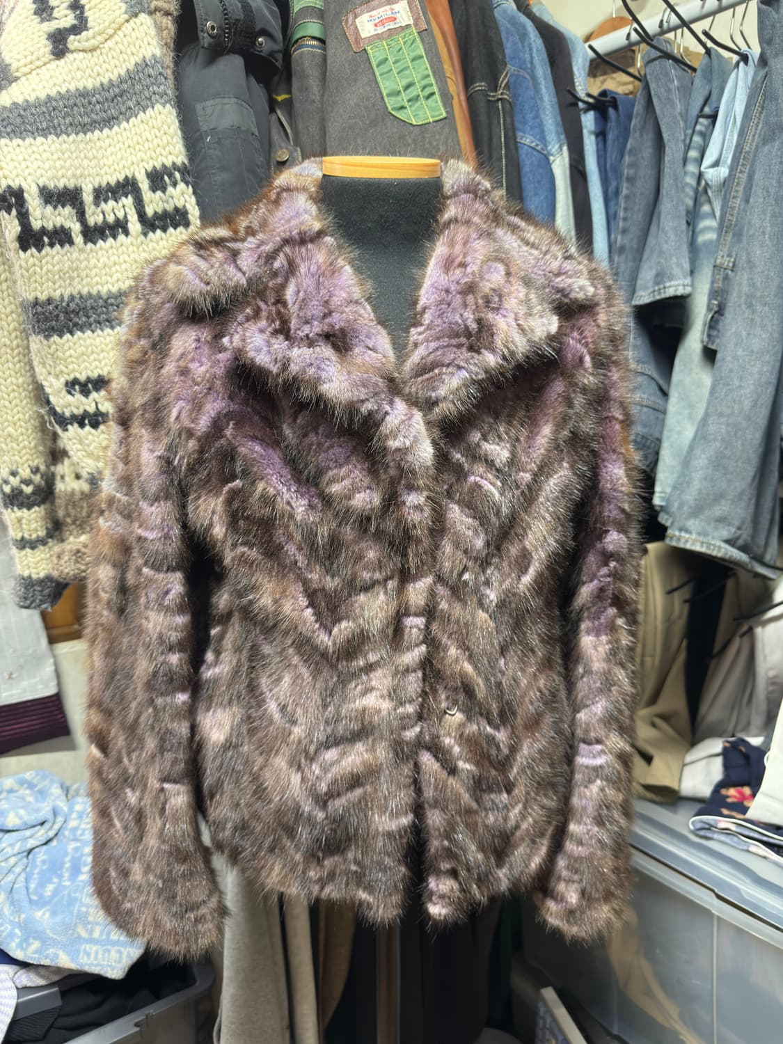 [66] Sally&john 리얼 밍크 코트 자켓 상품이미지1