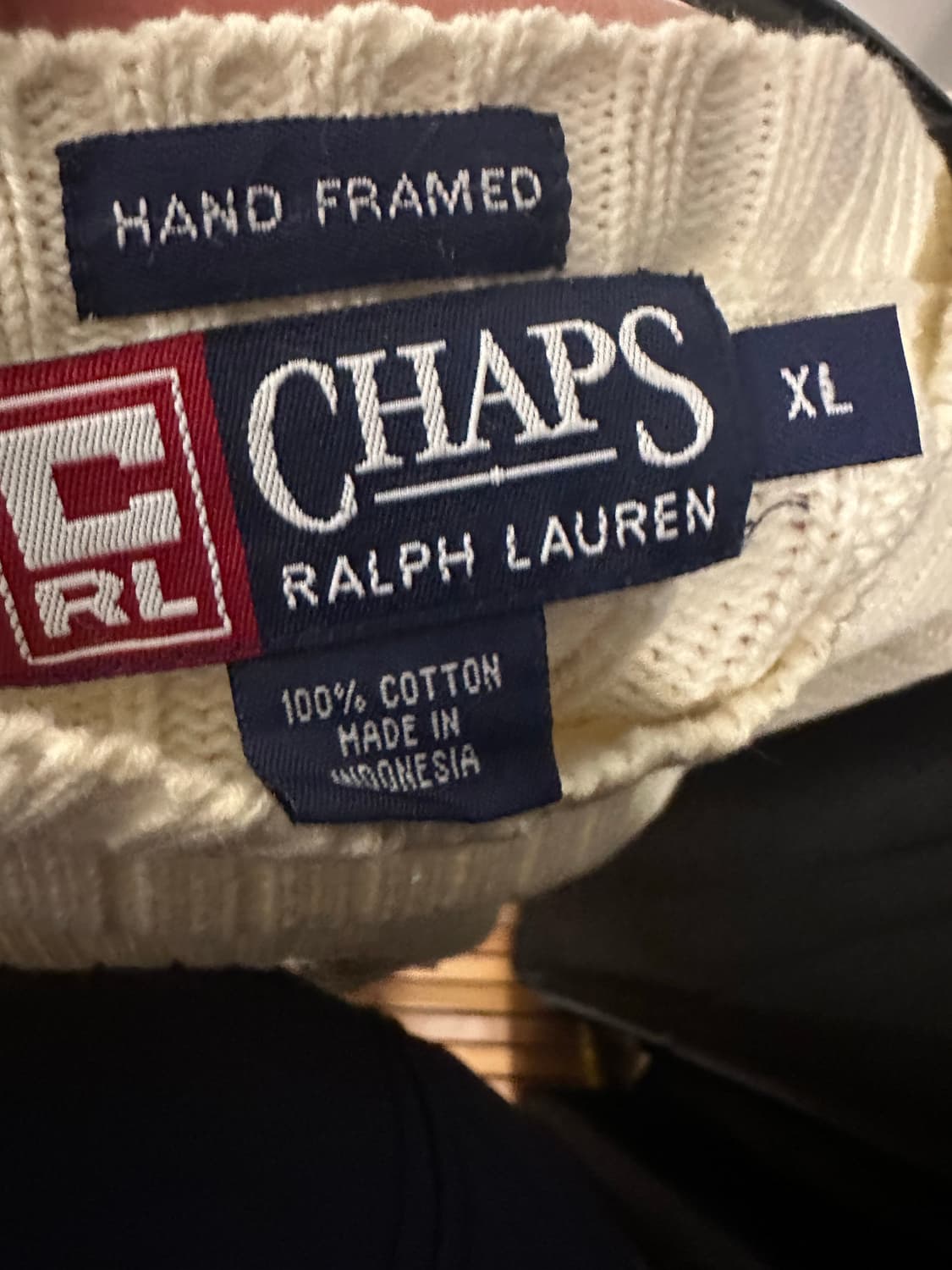 XL)챕스 랄프로렌 오버핏 면니트 상품이미지2