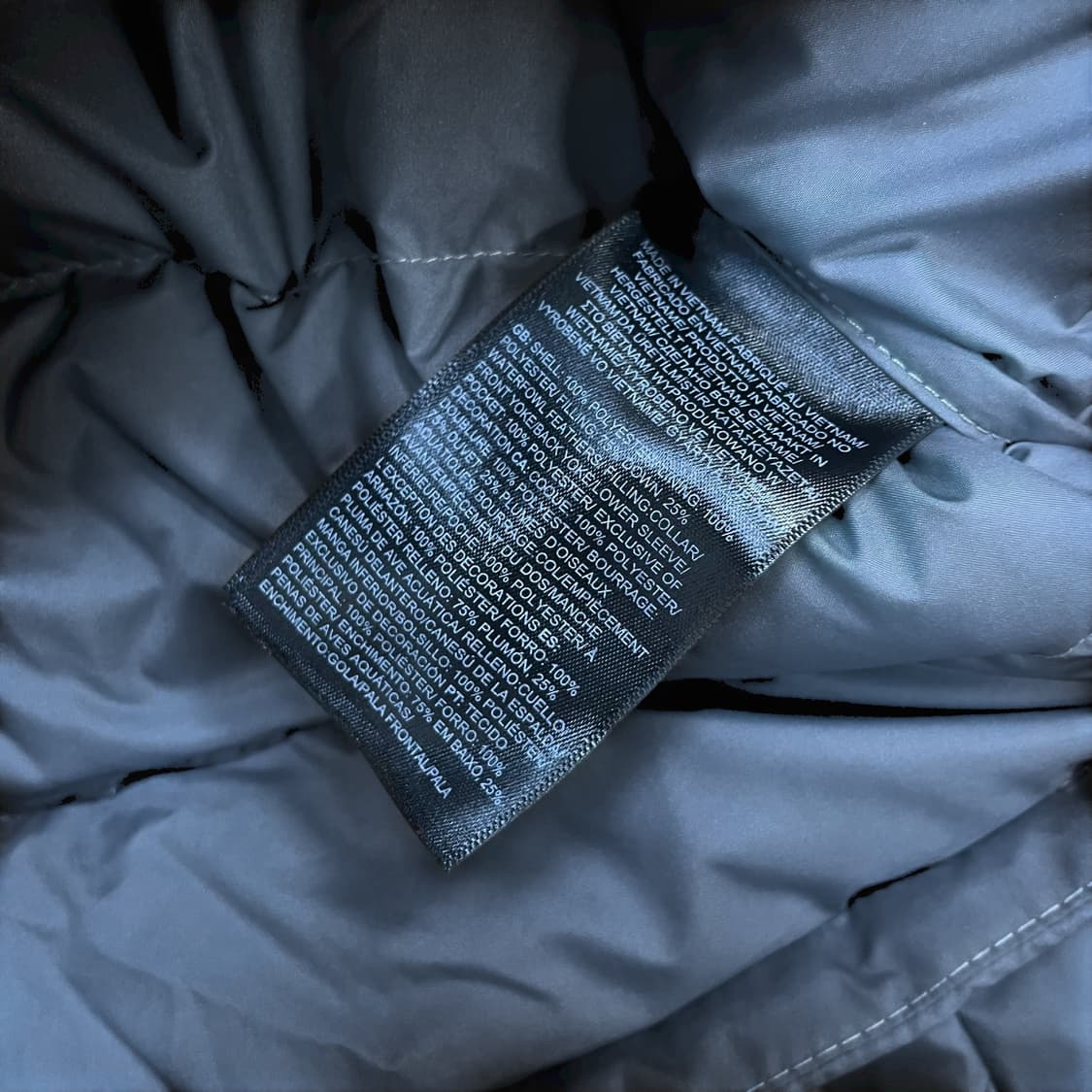 노스페이스 아콘 카구아2 경량 패딩 자켓 그레이 상품이미지4