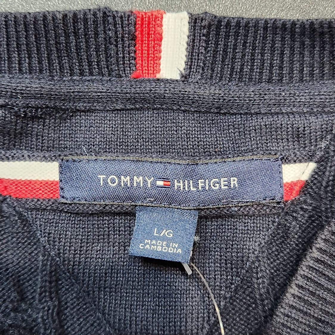 타미힐피거 클래식 코튼 케이블 니트 (L) 상품이미지3