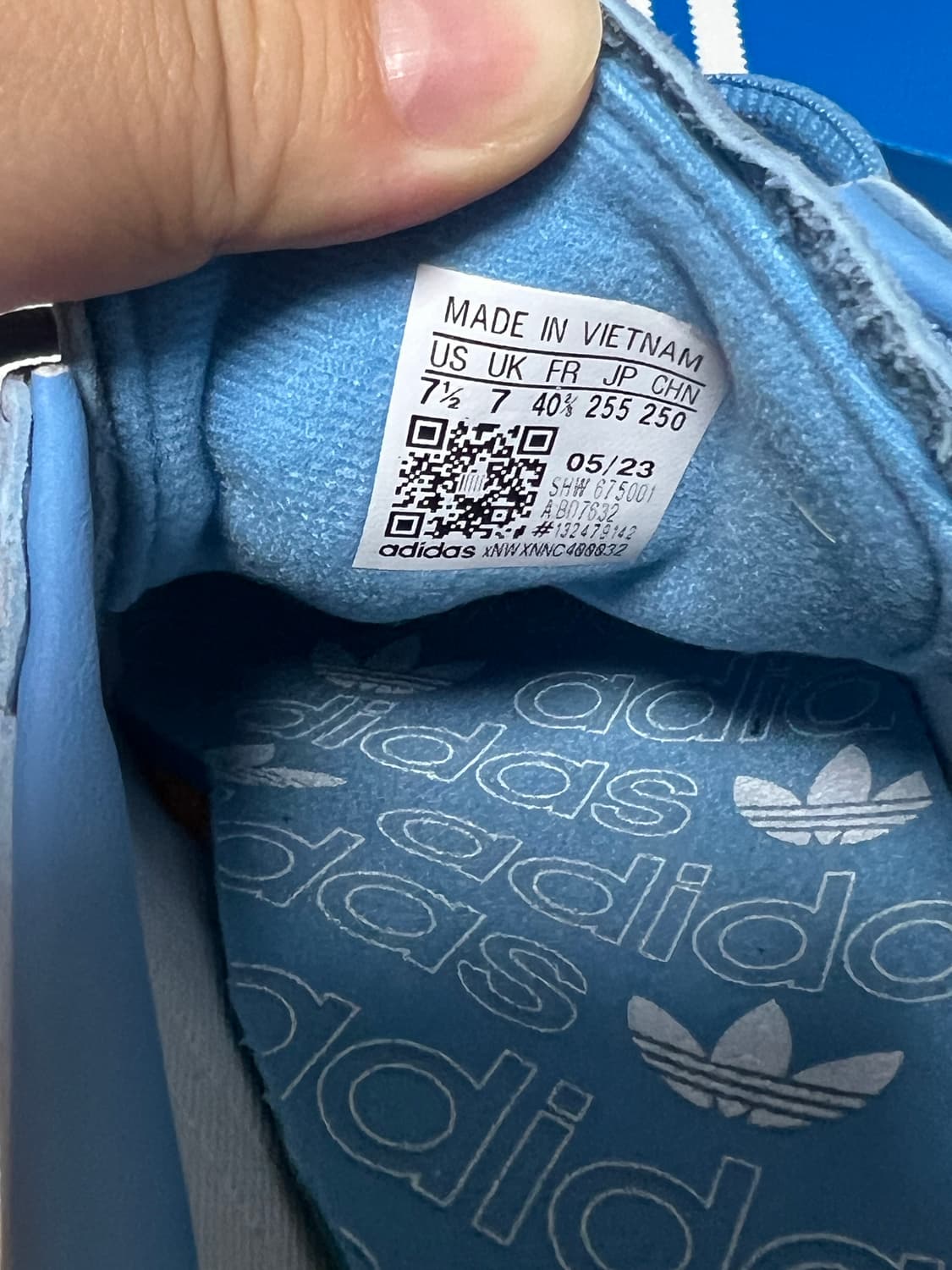 (새상품)아디다스 핸드볼 스페지알 라이트 블루 255 상품이미지10