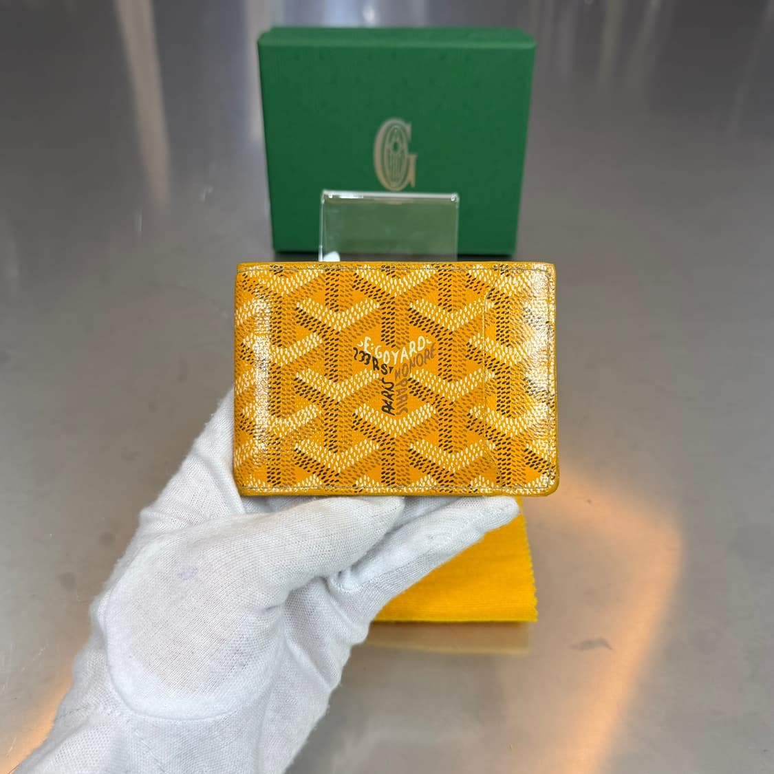 [리오브] 고야드 스페셜 옐로우 인서트 카드지갑 상품이미지2