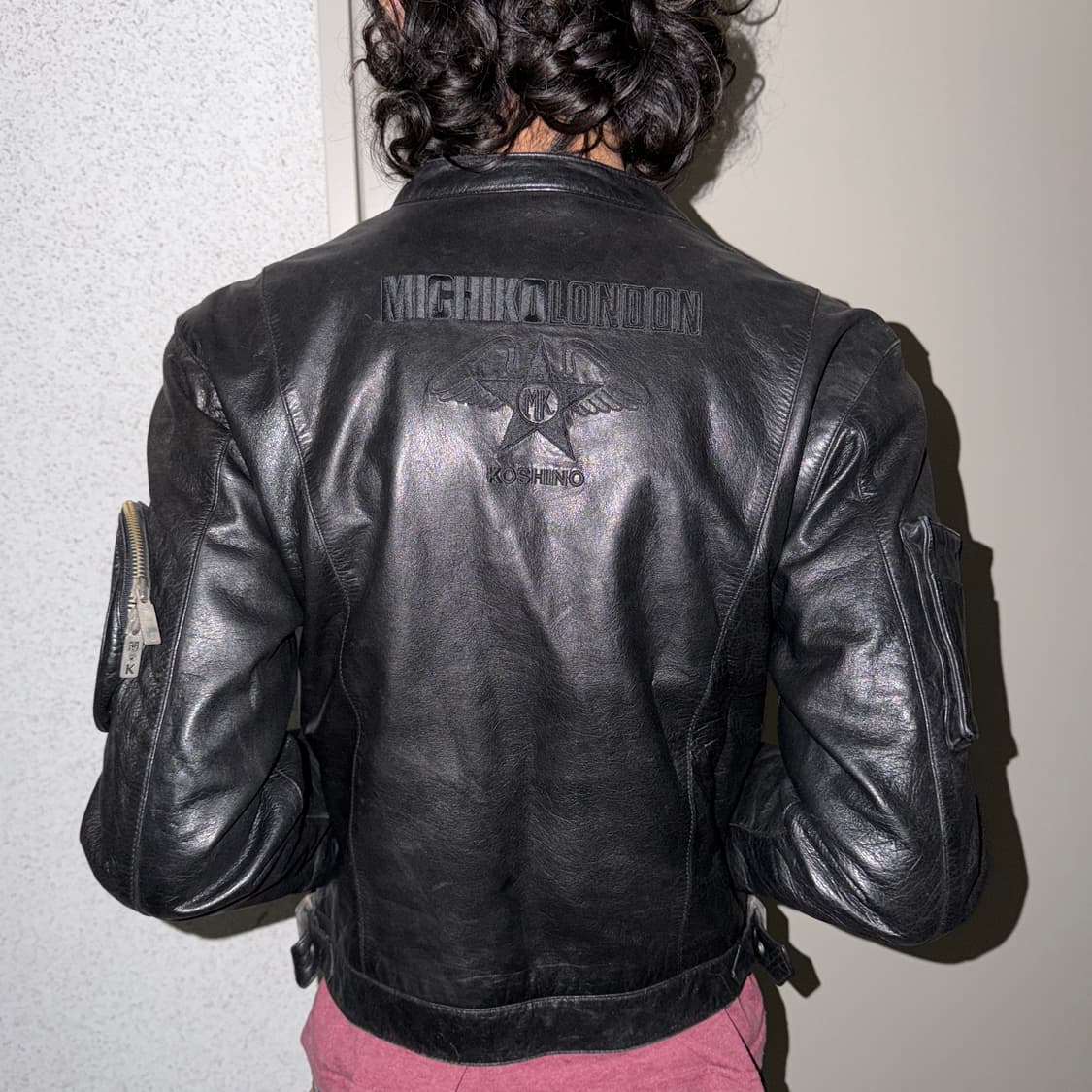 미치코  런던 레더 블루종 상품이미지3