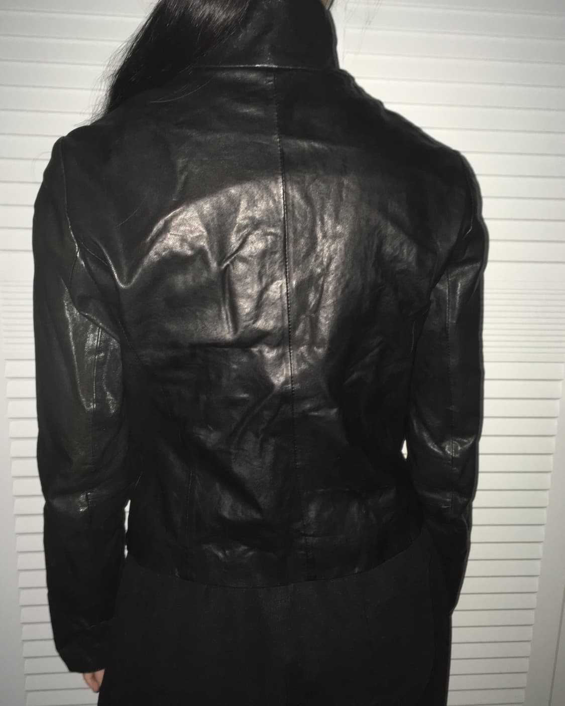 어반리서치 램스킨 하이넥 레더자켓 상품이미지5