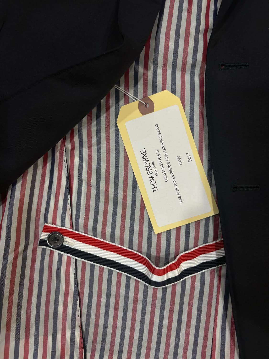 톰브라운 사선 블레이저 상품이미지2