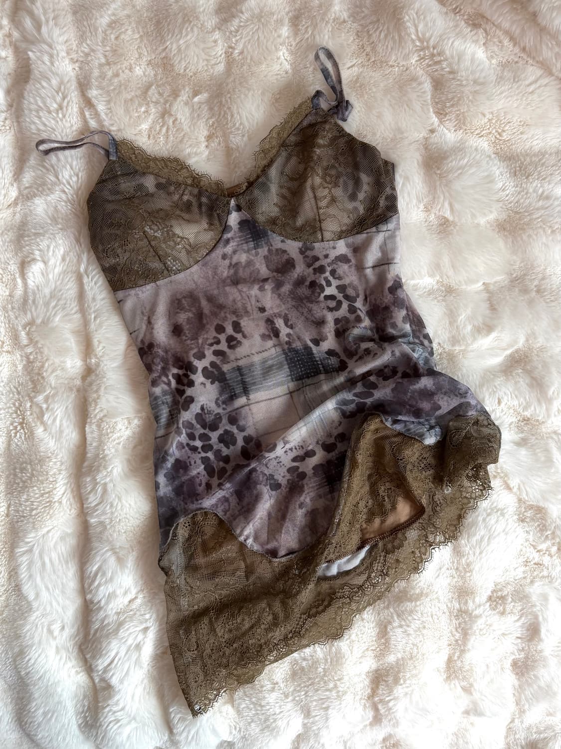 Lowear leopard lace pad ops 상품이미지1