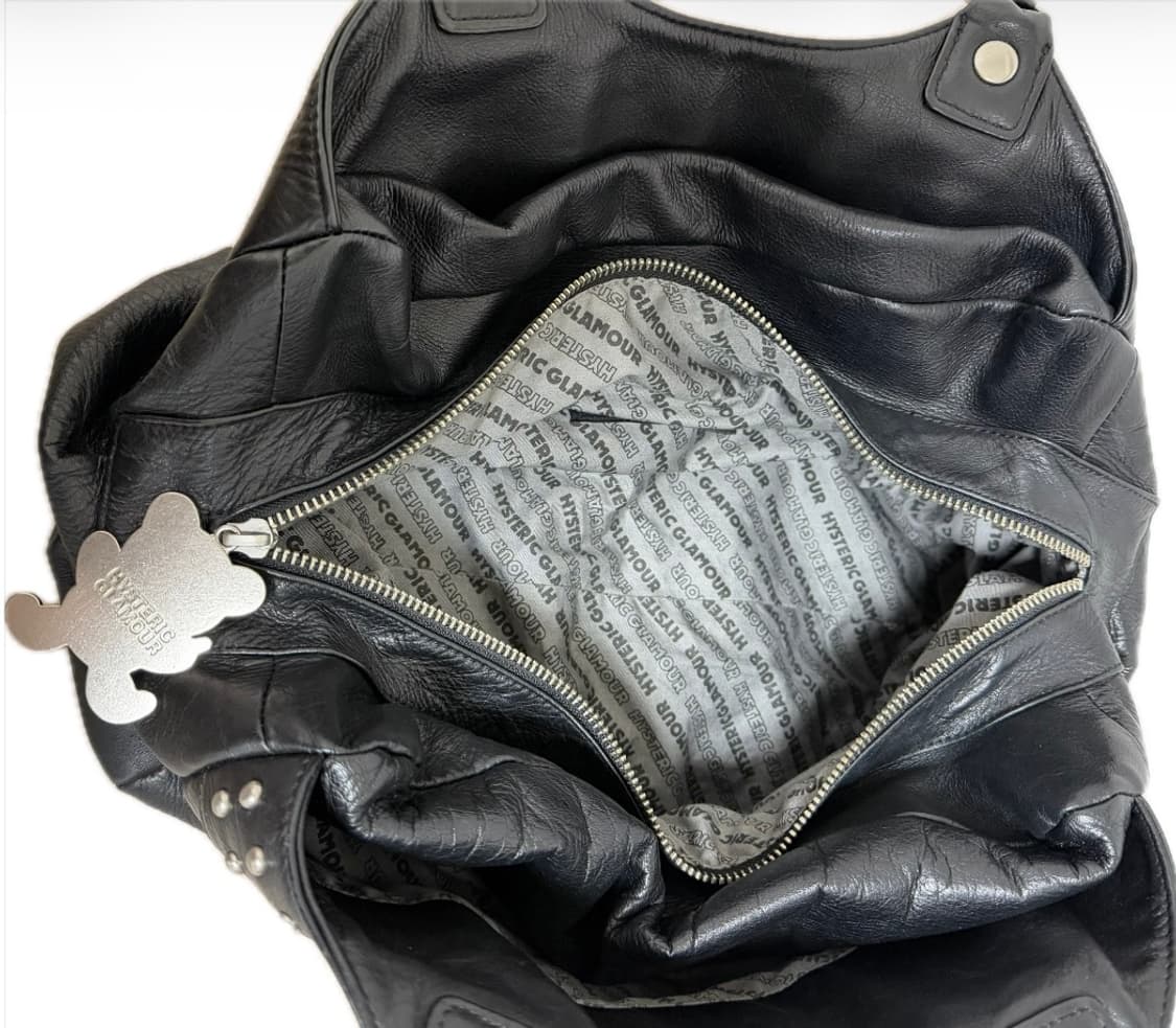 히스테릭글래머 빈티지 스터드 레더백  상품이미지5